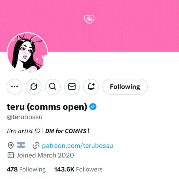 Twitter profile