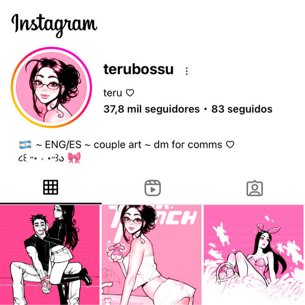 Instagram profile